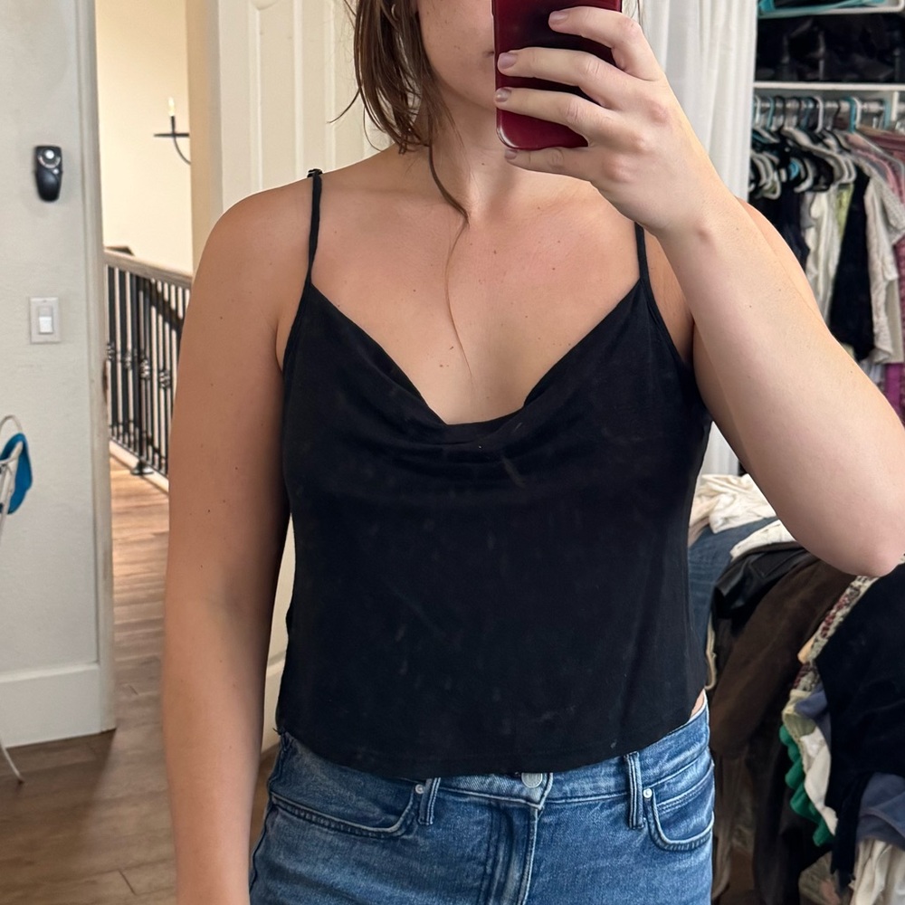 Urban Outfitters Black cowl neck Camisole Top